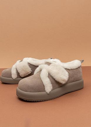 Женские утепленные ботинки угги серые зимние 36-41 ботинки жемнее allsy 1111633