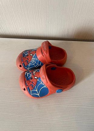 Шлепанцы детские спайдермен