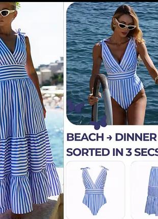 Летний слитный купальник. женский сексуальный купальный костюм с v-образным вырезом и винтажным принтом.