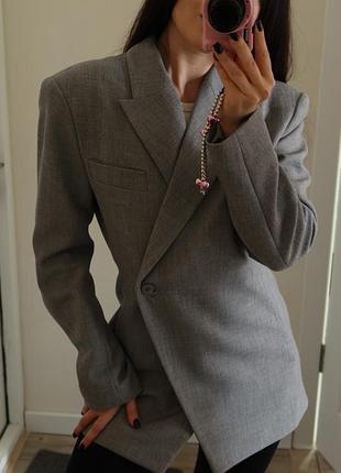Сірий жакет cher17