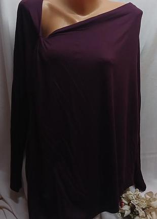 Лонг с ассиметричной горловины для беременных