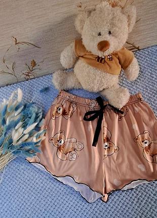 Шортики для сну розмір s на бірці,але можна і на м.