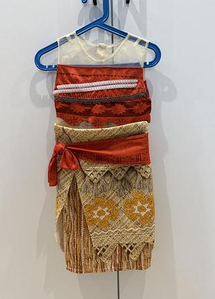 Костюм сукня індіанки моани ваяни дійсней на 3-4