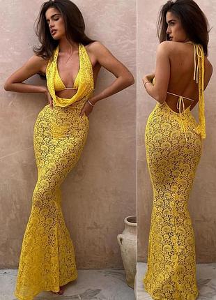 Распродажа платье эgo с открытой спиной