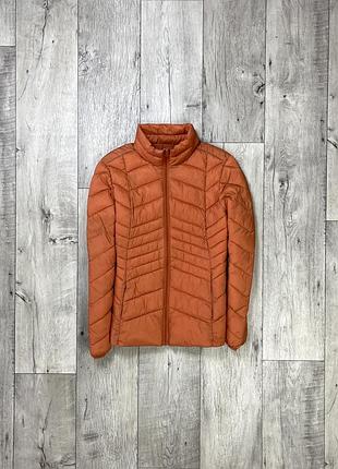 George куртка m размер женская стеганая демисезонная оранжевая