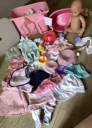 Лялька пупс baby börn з аксесуарами
