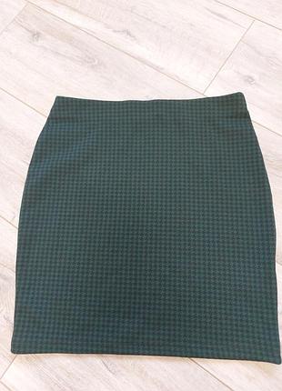 Юбка юбка теплая трикотаж стрейч бренд new look оригинал состояние новый