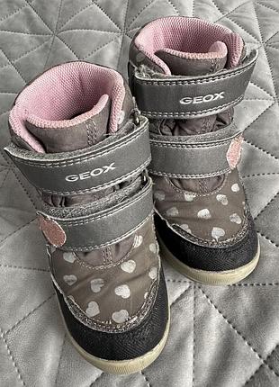 Зимові чоботи geox на дівчинку