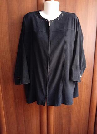 Удлинённая рубашка -куртка.