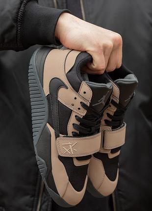 Кроссовки найк nike air jordan x travis scott brown