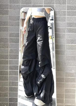 Opium style baggy bootcut штани
