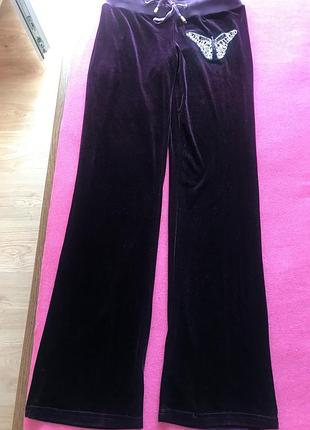 Штани велюрові