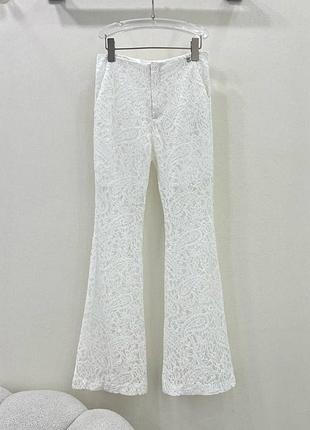 Брюки кружевные