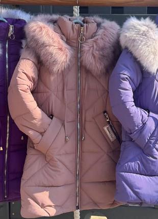 Зимові куртки для дівчаток