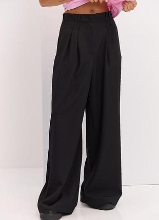 Акція чорні брюкі палаццо