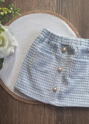 Твидовая юбочка на 3р