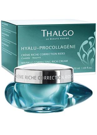 Thalgo hyalu-procollagen correcting gel-cream зволожуючий і розгладжуючий гель-крем з матуючим ефектом