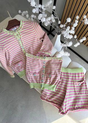 Костюм трійка жіночий 2 коліра