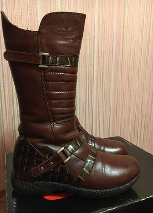 Зимові чоботи натуральна шкіра, розмір 34,