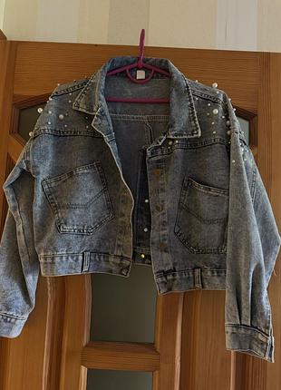 Джинсова куртка , джинсовий жакет