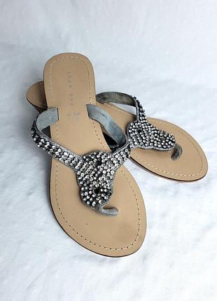 Блестящие босоножки на танкетке shoebox, размер 38