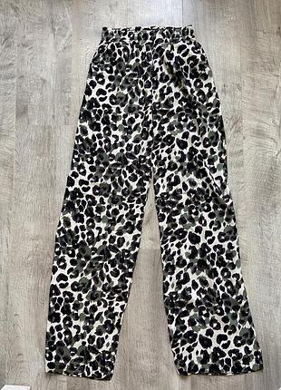 Штани леопардовий принт