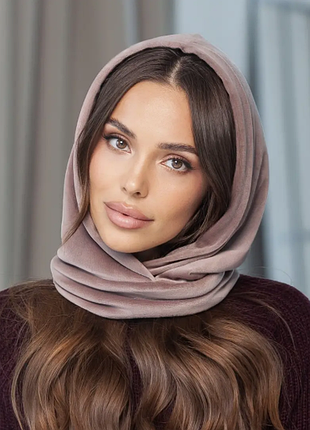 Капюшон , капор из велюра 8 цветов 789ла