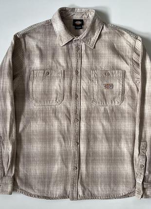Dickies cotton flannel shirt фланелева сорочка в клітинку