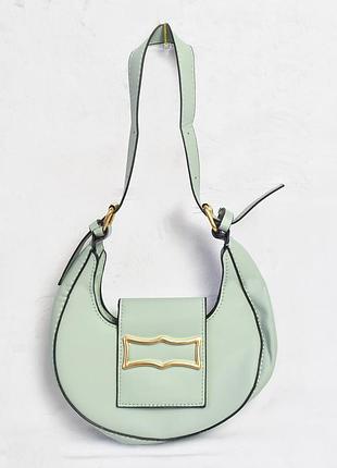 Новая фисташковая сумка на плечо shein