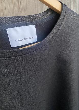 Фактурный свитшот samsøe samsøe черный, размер s, оригинал