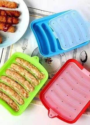 Форма силіконова для приготування та запікання сосисок і ковбасок