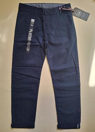 Брюки класичні, чіноси , сині 122 cool club