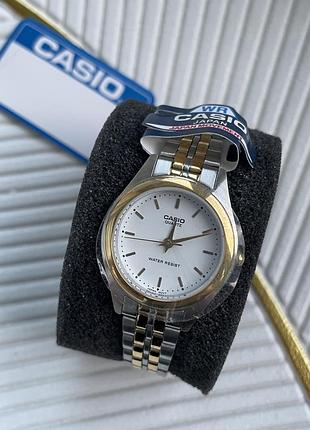 Жіночий  комбінований годинник casio ltp-1129g
