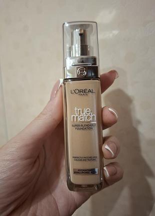 Тональный крем l'oreal paris true match super blendable foundation с гиалуроновой кислотой тон 3n neutral 30 мл