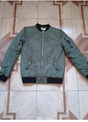 Бомбер куртка ветровка унисекс от h&amp;m