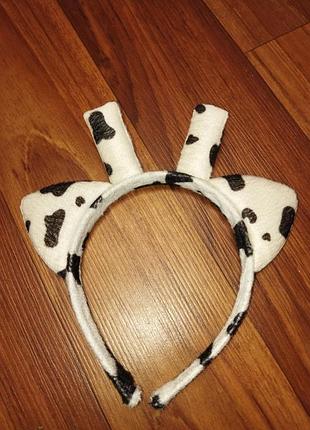 Ушки коровы карнавальные