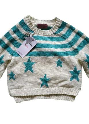 Детский свитер для девочки 3-4 года mango испания размер 104 оригинал