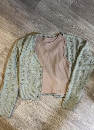 М'який вкорочений кардиган