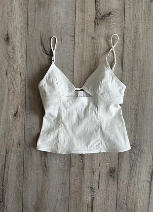 Топ на бретельках zara