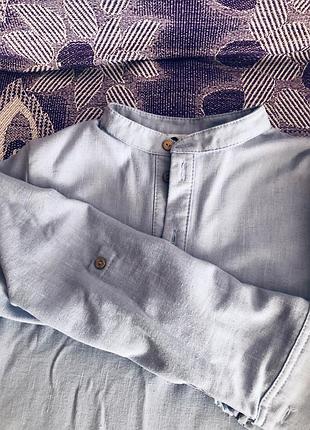 Сорочка лляна для хлопчика