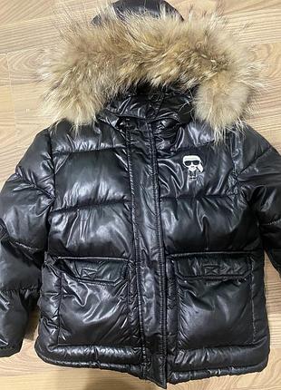 Дуже і дуже гарна куртка з натуральним хутром