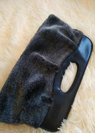 Клатч сумка из меха