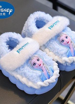 Комнатные тапочки эльза 4