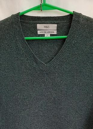 Мужской повседневный английский шерстяной пуловер m&s
