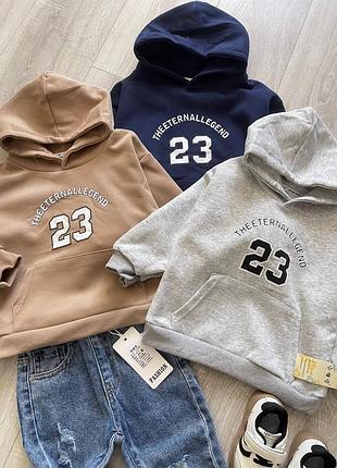 Стильна дитяча худі для хлопчика з капюшоном