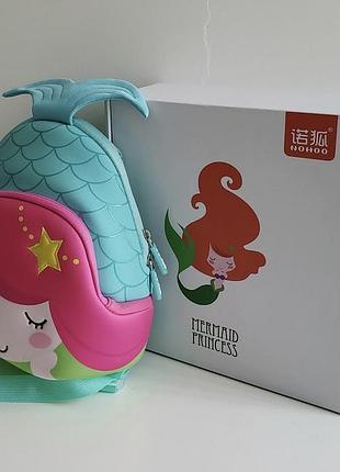 Оригінальний дитячий 3d рюкзак nohoo "русалочка".