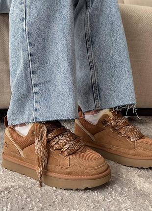 Жіночі угги ugg lowmel sneaker chestnut