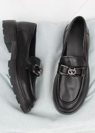 Кожаные туфли, лоферы 40 размера