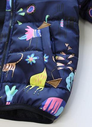 Теплые демисезонные куртки для девочек 4