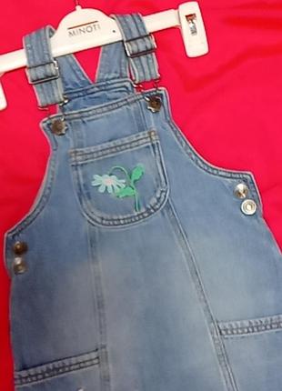 Джинсова сукня сарафан 2